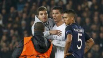 Cristiano Ronaldo, junto a Marquinhos