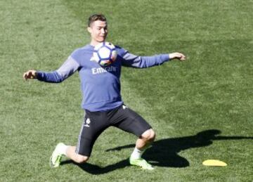 Cristiano Ronaldo se divirtió junto a sus compañeros.