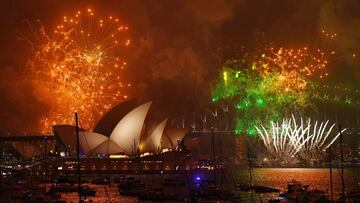 En Australia ya es Año Nuevo y ya empiezan sus fiestas.
