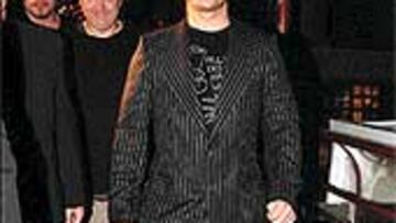 <b>INESPERADO.</B> Robbie estuvo en la fiesta de Salgado.