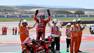 Ducati, sobre Márquez: “Es una obra maestra”