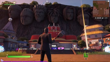 El lobby del Modo Creativo de Fortnite tiene tem&aacute;tica de Naruto