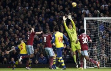 Arsenal logró un trabajado triunfo sobre West Ham United.