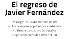 ¡Javier Fernández es histórico! Sexto oro europeo consecutivo