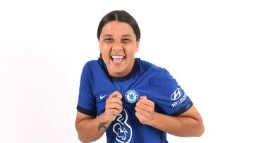 Sam Kerr con el Chelsea.