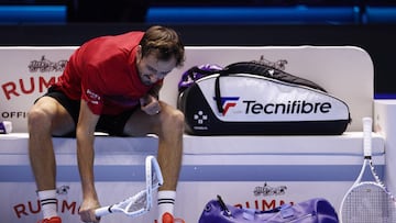 Fritz defeated Medvedev in straight sets in Turin, although the American’s victory was overshadowed by the Russian’s behaviour.