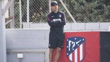 El entrenador del Atlético de Madrid, Diego Pablo SImeone.