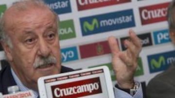 Vicente del Bosque, en Vigo.