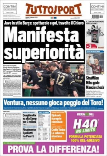 Portadas de la prensa mundial