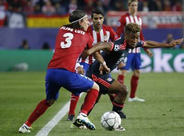 Filipe in action against Bayern