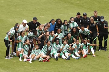 El equipo antioqueño aseguró la clasificación a la siguiente ronda de la Liga Femenina tras llegar a 21 puntos y quedarse con el segundo puesto. Goles de Maria Fernanda Agudelo. 