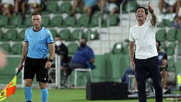 Marcelino, en el Martínez Valero