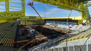 La Cerámica, en la última fase de su remodelación para el regreso de LaLiga