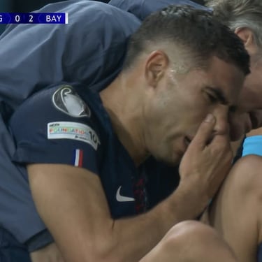 Achraf, entre lágrimas: