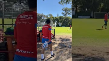 ¡Está de regreso! ‘J.J.’ Macías volvió a entrenar con Chivas