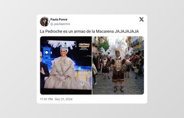 Los mejores memes del vestido de Cristina Pedroche en las Campanadas 2024