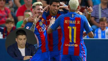 Dedicatoria de Messi y Neymar para Luis Suárez tras su retiro de la selección