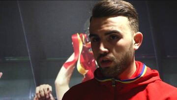 Borja Mayoral: "En Alemania estoy mejorando mi juego"