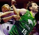 Unicaja rompe el gafe en el Sar y derrota al Obradoiro