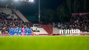 11/11/24 PARTIDO SEGUNDA DIVISION
ALBACETE- OVIEDO
MINUTO SILENCIO DANA INUNDACIONES HOMENAJE CATASTROFE