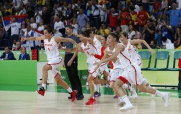 Las españolas ganaron a Serbia y se enfrentarán en la final a EE.UU.

