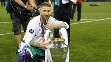 Ramos, en la final de Cardiff.