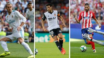 Lesionados y sancionados de la jornada 10 de Liga Santander