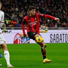 Christian Pulisic reaparece en el triunfo del Milan ante Fiorentina en Serie A