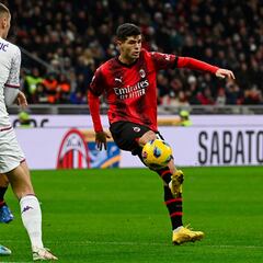 Christian Pulisic returns for AC Milan’s win over Fiorentina in Serie A