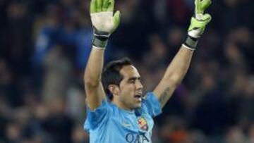 Claudio Bravo ha jugado los 16 partidos de la Liga de Espa&ntilde;a, le han anotado solo siete goles y en 11 fechas termin&oacute; con su arco en cero.