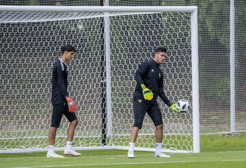 Marruecos se entrena antes del partido frente a España