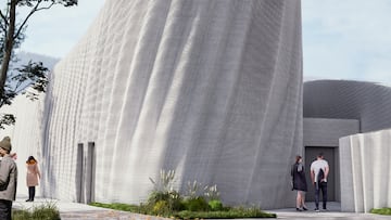 Construyen el edificio más grande de Europa con una impresora 3D