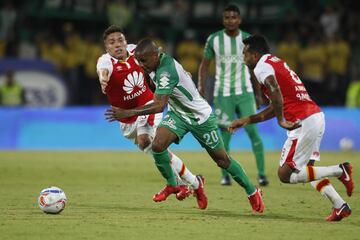 Nacional con Macnelly ganó 1-0 a Santa Fe 