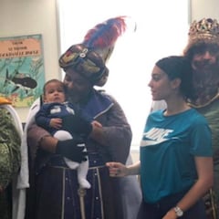 Los hijos de Cristiano "se asustan" con los Reyes Magos