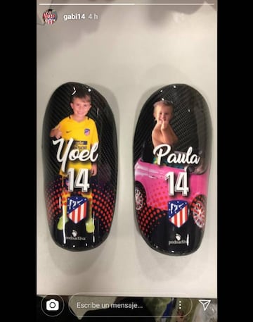 Las nuevas espinilleras personalizadas de Gabi para el 2018