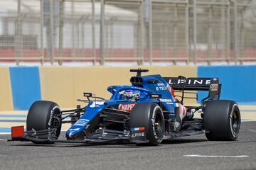 El debut de Alonso con el Alpine en im¨¢genes