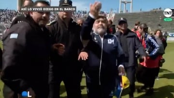 La gran arenga de Maradona a sus jugadores tras ganar