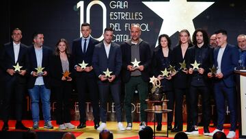 Premiados en la Décima Gala del Deporte Catalán.
