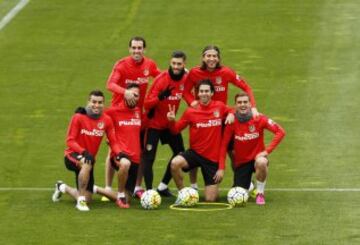 Gran ambiente entre los jugadores. 