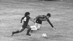 El astro argentino fue aplaudido como jugador del FC Barcelona en el Bernabéu el 26 de junio de 1983 tras marcar un gran gol en un contragolpe blaugrana en el que se quedó sólo ante el portero.