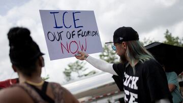 Protesta contra el ICE en Florida