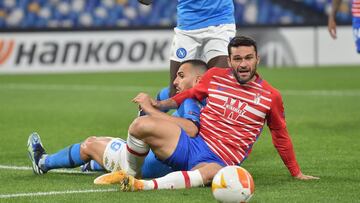 Napoli - Granada Europa League In the picture Jorge Molina Editorial Usage Only