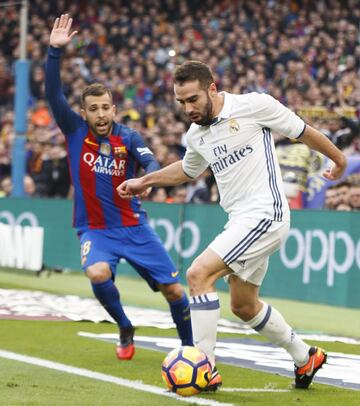 Dani Carvajal y Jordi Alba.