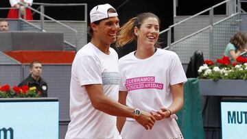 Rafa Nadal con Muguruza.