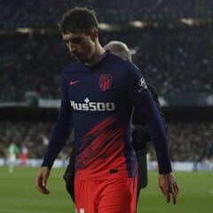 Más problemas para el Atlético: Vrsaljko tiene una lesión muscular en el muslo y Correa, una contusión