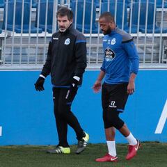 Accidentado regreso a los entrenamientos del Deportivo