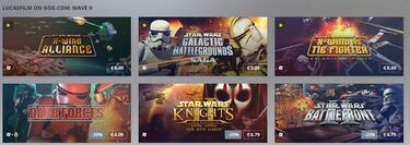 Seis clásicos de Star Wars llegan a GoG