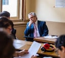 Alberto Fernández tomó examen en la Facultad de Derecho