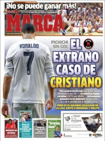 Portadas de la prensa deportiva