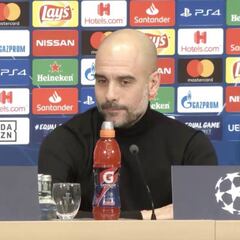 Guardiola: "¿Creéis que vamos a ganar por 4 ó 5 goles? Eso no va a pasar, amigos"